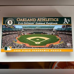 Oakland Athletics Oakland Coliseum Panoramic Puzzle - 1000 Piece